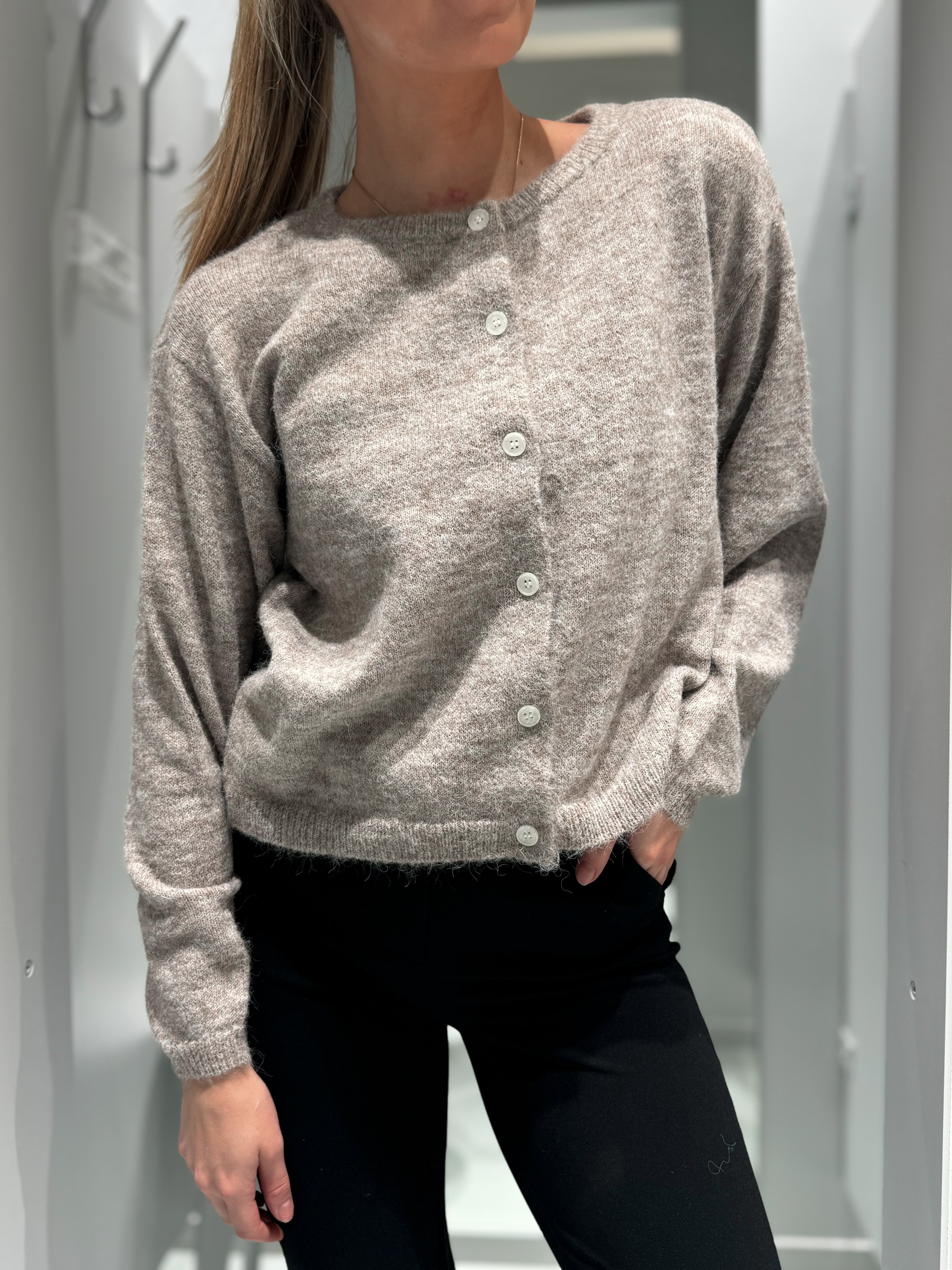VMHOPE Knit Cardigan - Moon Rock